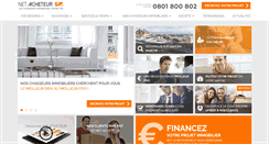 Desktop Screenshot of net-acheteur.com